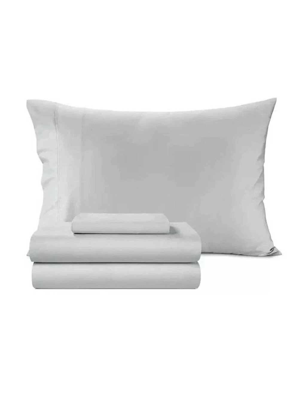SleepRX 300 Thread Count 4-Pc. Sheet Set, Cotton-Bamboo - Lunar Rock